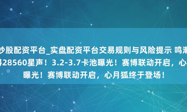 炒股配资平台_实盘配资平台交易规则与风险提示 鸣潮：3.1最高可得28560星声！3.2-3.7卡池曝光！赛博联动开启，心月狐终于登场！