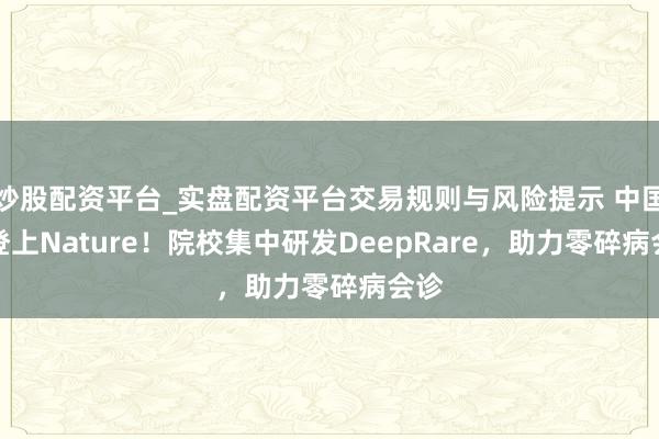 炒股配资平台_实盘配资平台交易规则与风险提示 中国AI登上Nature！院校集中研发DeepRare，助力零碎病会诊