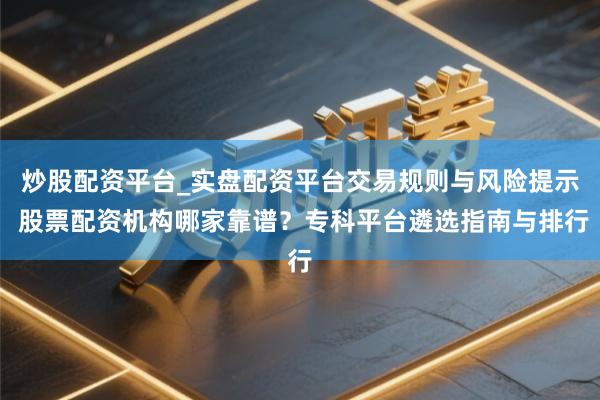炒股配资平台_实盘配资平台交易规则与风险提示 股票配资机构哪家靠谱？专科平台遴选指南与排行